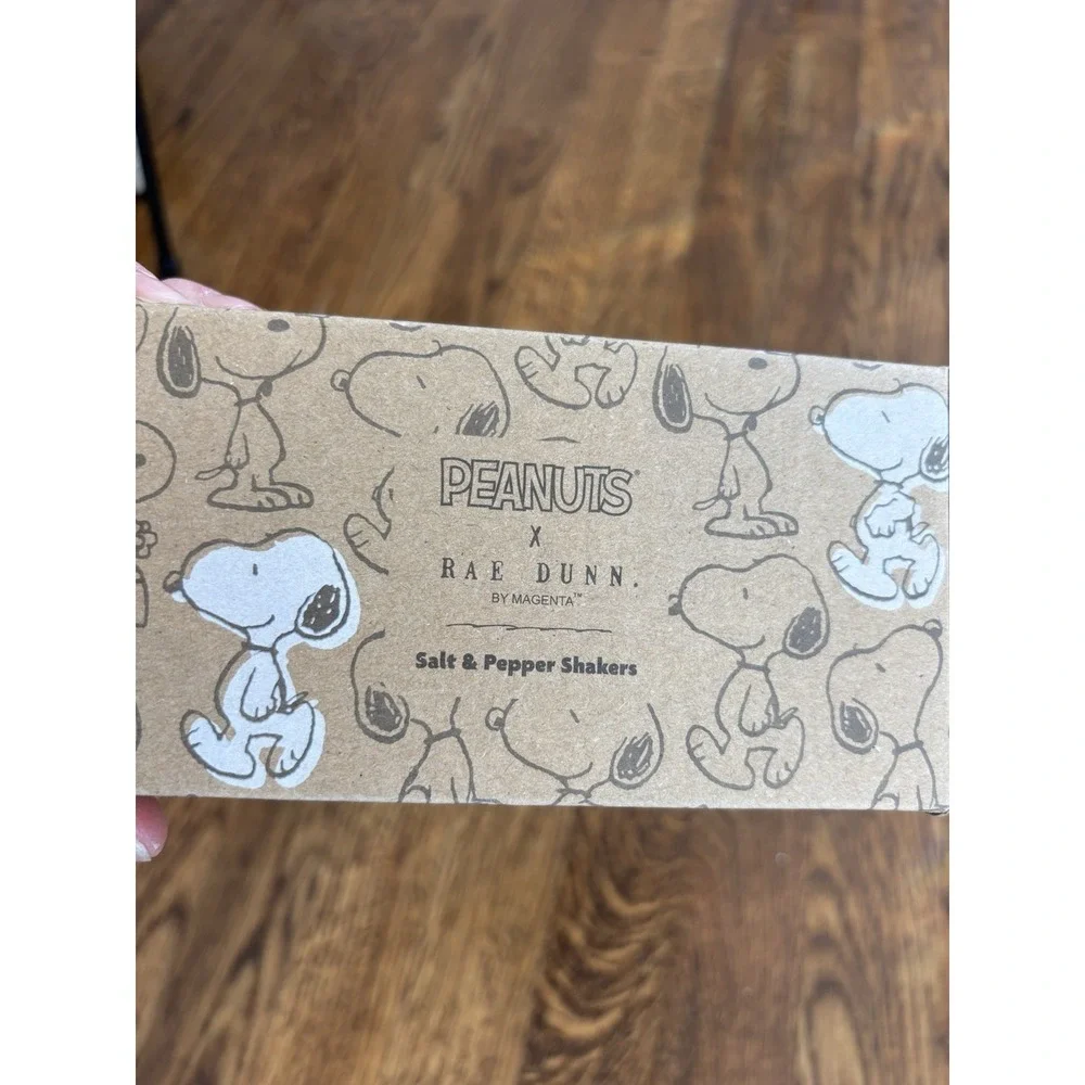 Peanuts Rae Dunn‎ Snoopy Woodstock Thanksgiving Salt Proper Shakers BNIB